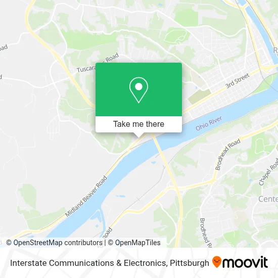 Interstate Communications & Electronics map