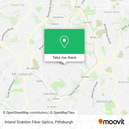 Inland Scanlon Fiber Optics map
