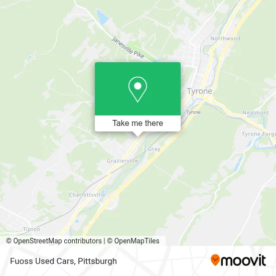 Fuoss Used Cars map