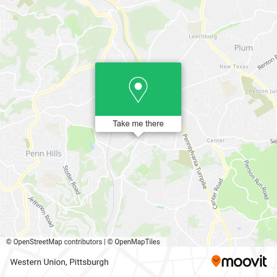 Western Union map