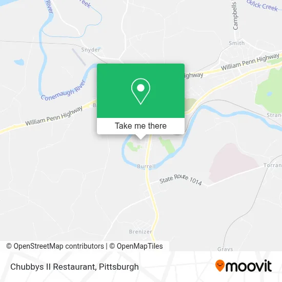 Chubbys II Restaurant map