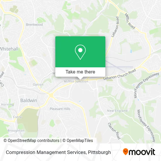 Compression Management Services map