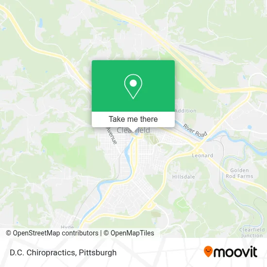 D.C. Chiropractics map