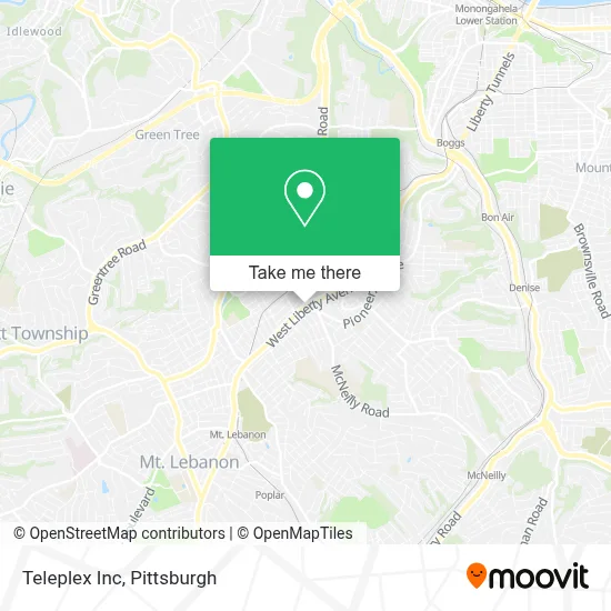 Teleplex Inc map