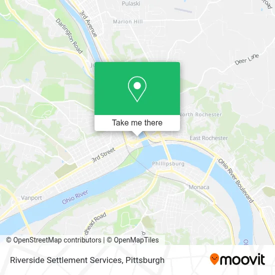 Riverside Settlement Services map