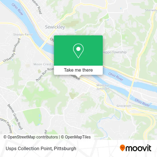 Usps Collection Point map