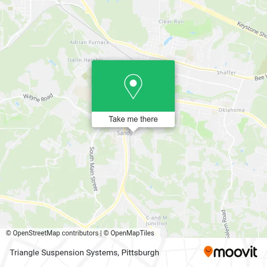 Triangle Suspension Systems map
