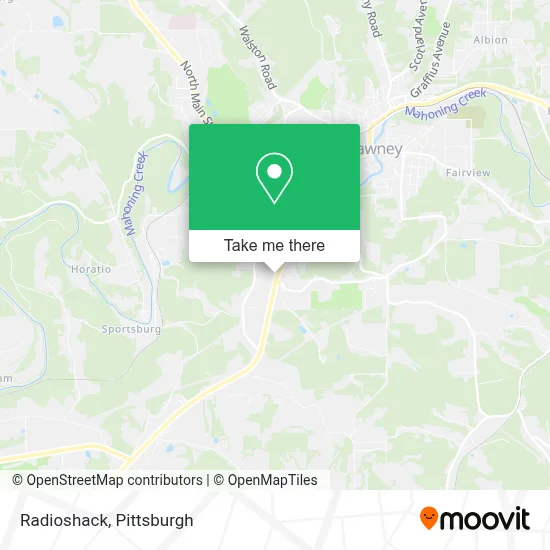 Radioshack map