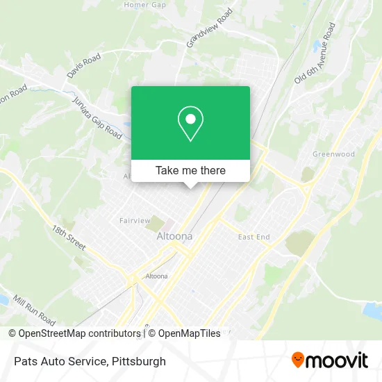 Pats Auto Service map