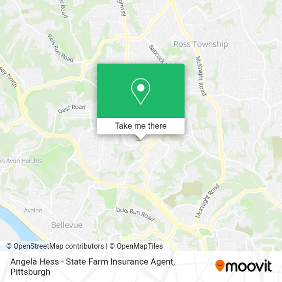 Angela Hess - State Farm Insurance Agent map