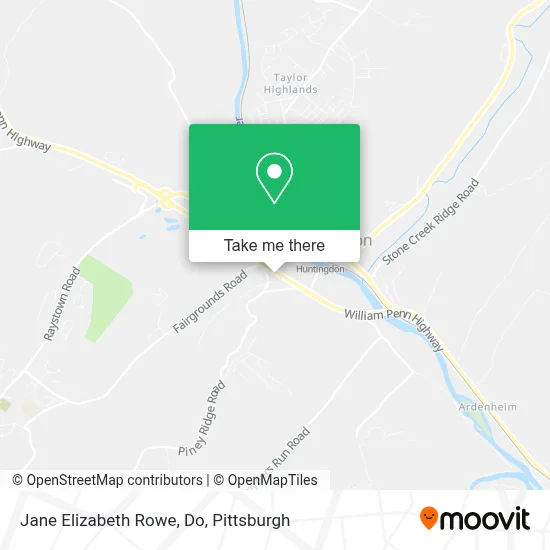 Jane Elizabeth Rowe, Do map
