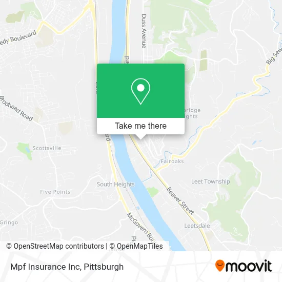 Mpf Insurance Inc map