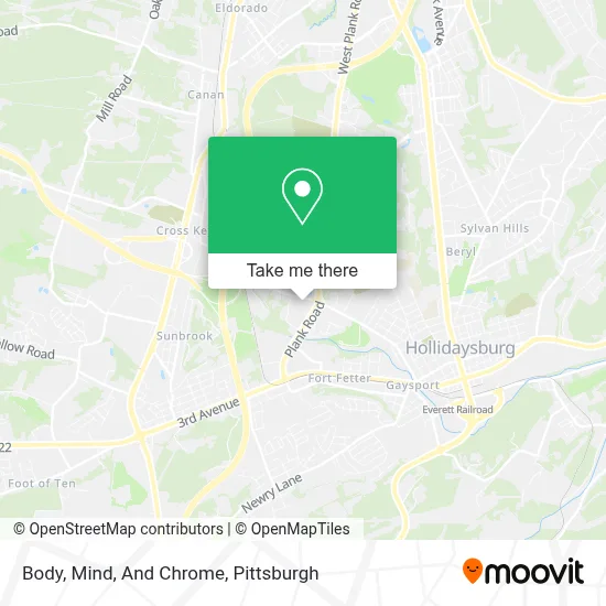 Body, Mind, And Chrome map