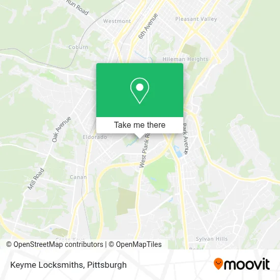Keyme Locksmiths map