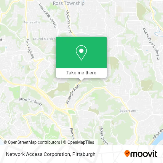 Network Access Corporation map