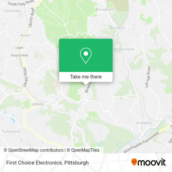 First Choice Electronics map