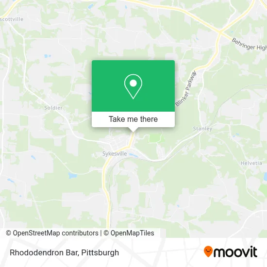Rhododendron Bar map