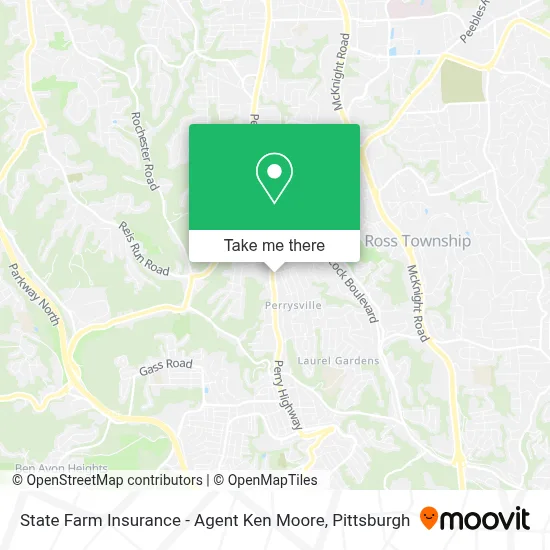 State Farm Insurance - Agent Ken Moore map
