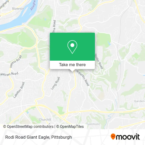 Rodi Road Giant Eagle map