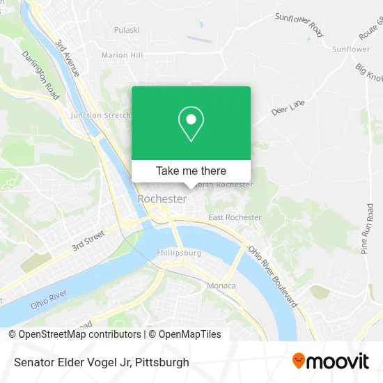 Senator Elder Vogel Jr map