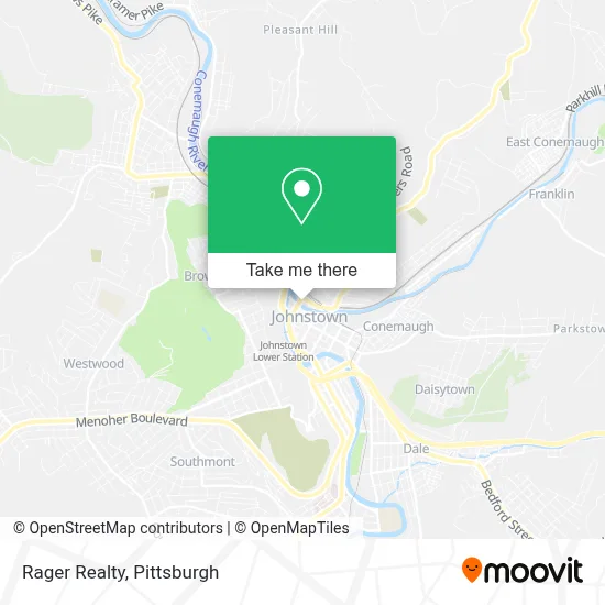 Rager Realty map