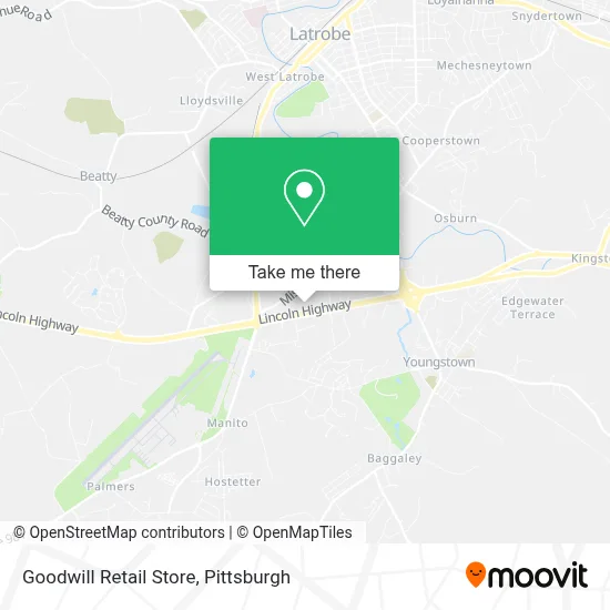 Goodwill Retail Store map