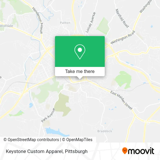 Keystone Custom Apparel map