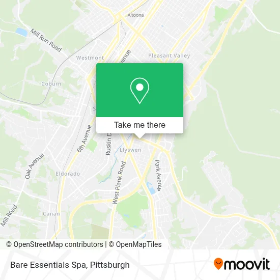 Bare Essentials Spa map