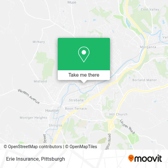Erie Insurance map