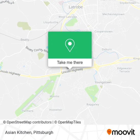 Asian Kitchen map