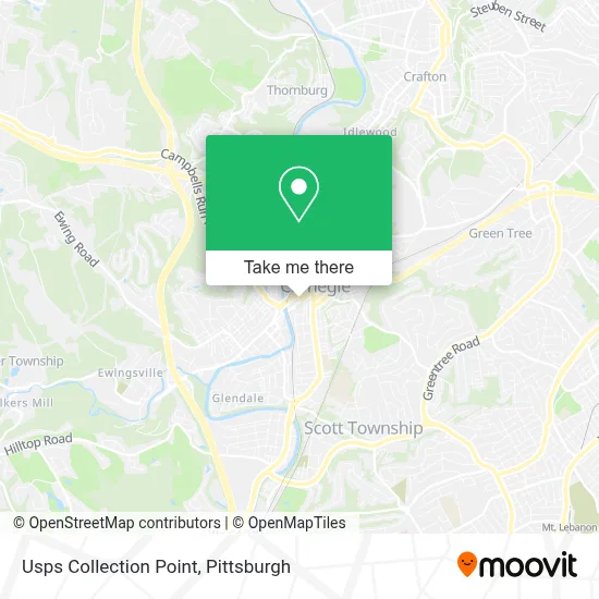 Usps Collection Point map