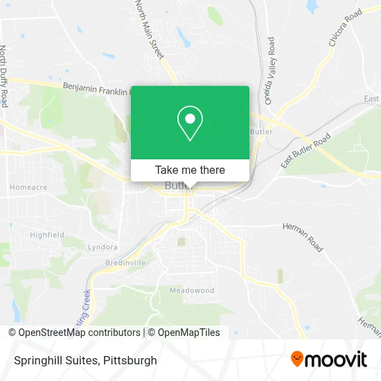 Springhill Suites map