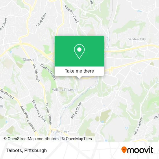 Talbots map