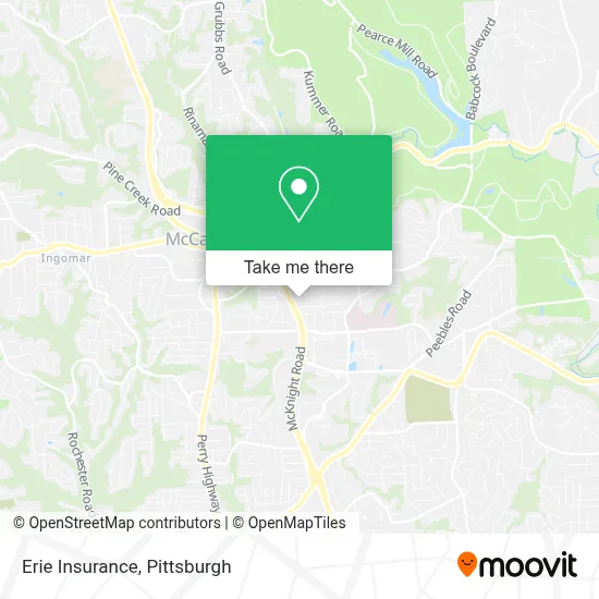 Erie Insurance map