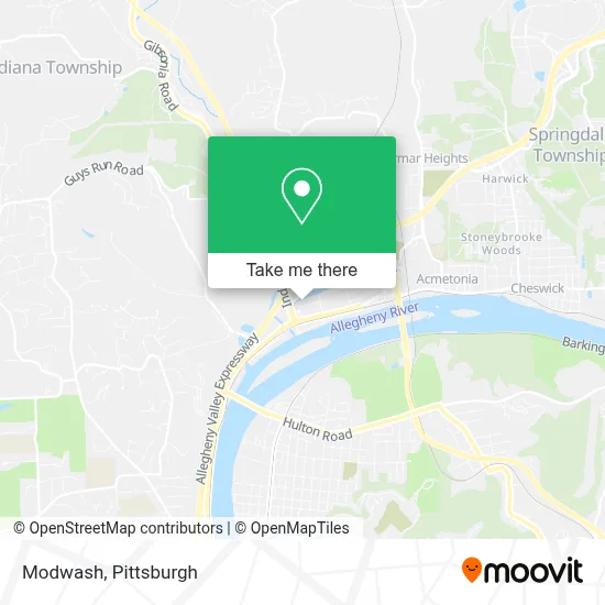 Modwash map
