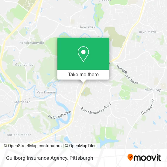 Gullborg Insurance Agency map