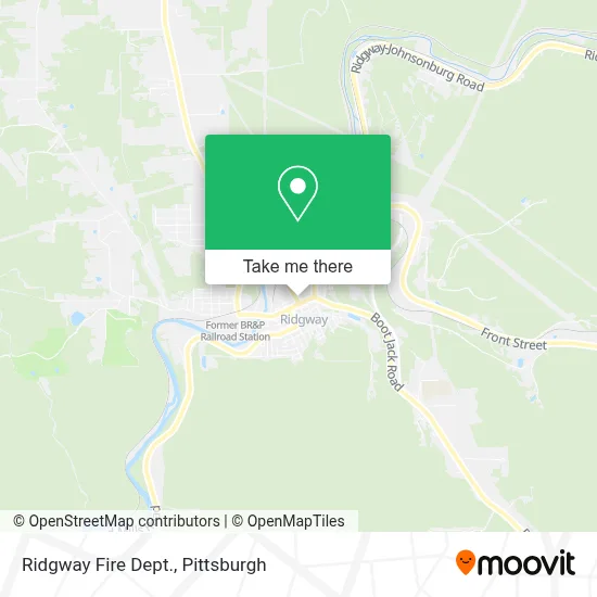 Ridgway Fire Dept. map