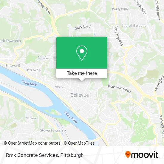 Rmk Concrete Services map