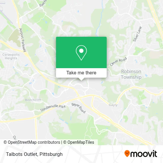 Talbots Outlet map