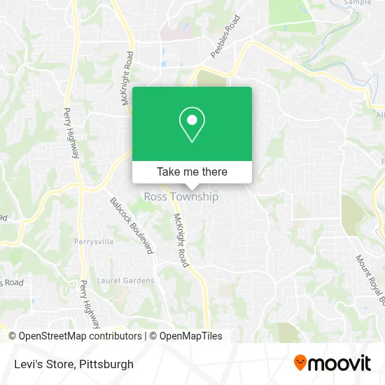 Levi's Store map