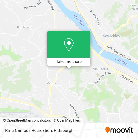 Rmu Campus Recreation map