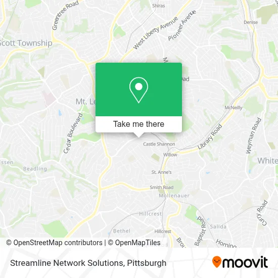 Streamline Network Solutions map
