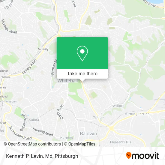 Kenneth P. Levin, Md map