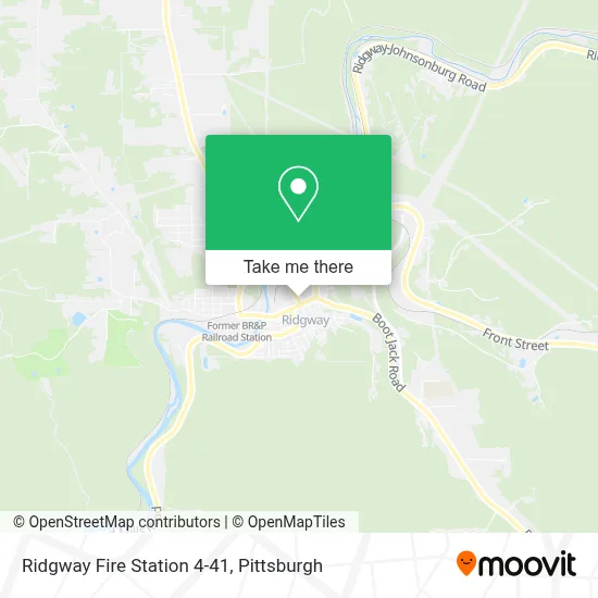 Ridgway Fire Station 4-41 map