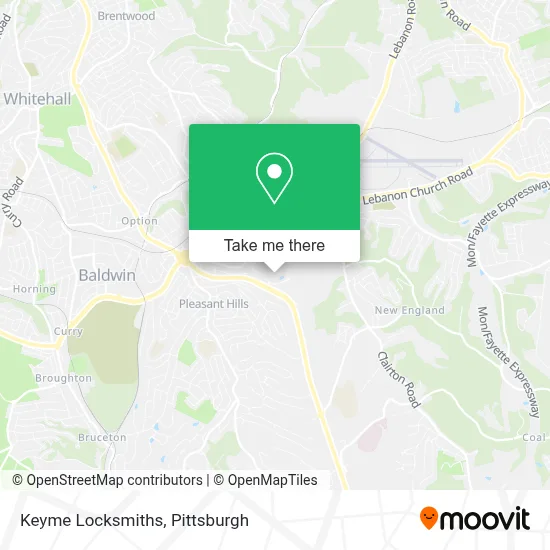 Keyme Locksmiths map
