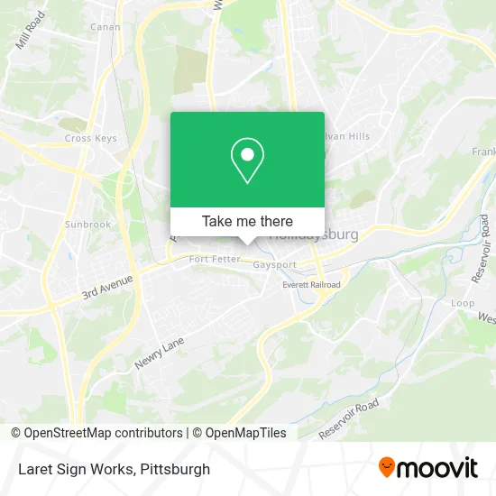 Laret Sign Works map