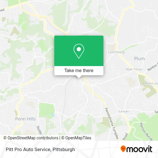Pitt Pro Auto Service map
