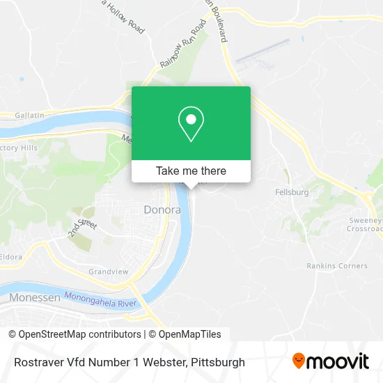 Rostraver Vfd Number 1 Webster map