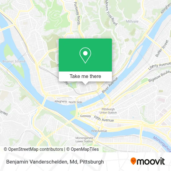 Benjamin Vanderschelden, Md map