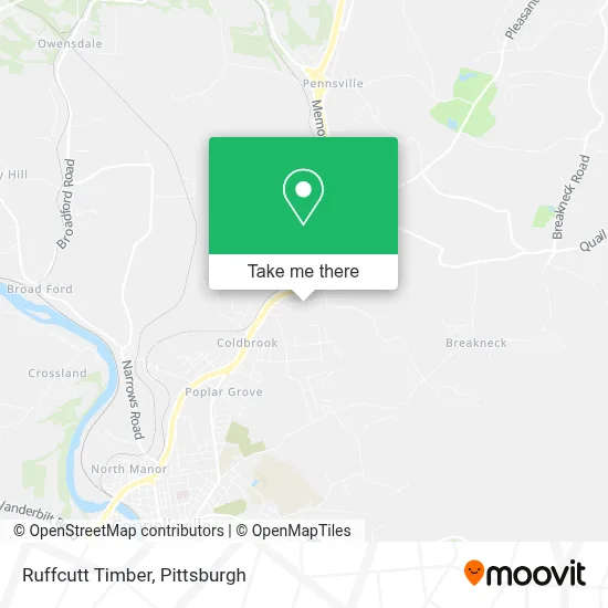 Ruffcutt Timber map